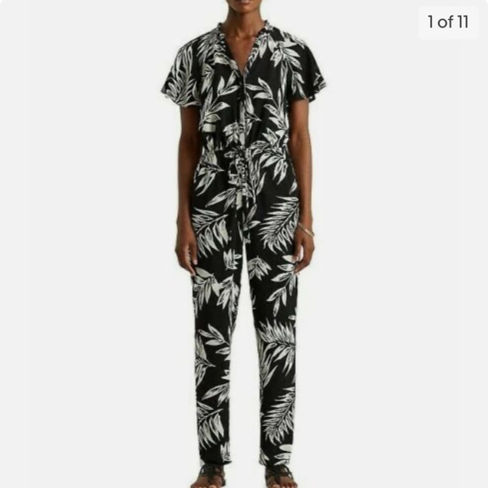 Lauren Ralph Lauren Flutter Sleeve Jumpsuit